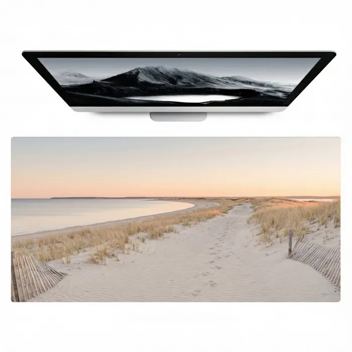 Kustlijn - Horizon - Hek Muismat XXL klein -zzz3d