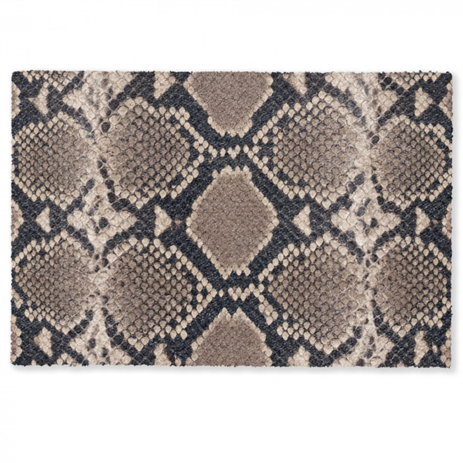 Slangenprint - Python - Bruin Deurmat klein -zkaufland3d