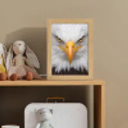 Amerikaans - Zeearend - Portret - Geel Light Box met kabel (Kinderlampje) klein -sfeer2_kind