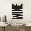 Zwart - Wijn - Decoratie - Vintage aluminium wit klein -sfeer1