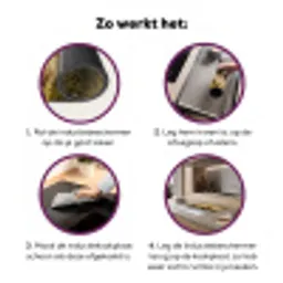 Paarden - Kudde - Bergen - Vrijheid - Wild Inductie beschermer vinyl 3mm middel -zzzzzzz-cc-werking