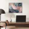 Marmer - Roze - Blauw PET vilt klein -sfeer5