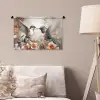 Kolibrie - Vogels - Bloemen - Natuur Wandkleed katoen klein -sfeer4