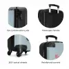 Rode trekker blauwe achtergrond NBS - Handbagage koffer - Kinderen Unisex middel zzzzzzzbolletjes_ENG