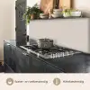 Bloemen - Bladeren - Licht - Taupe keuken achterwand 2 middel 871 -usp_NL