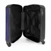 Lederen look lavendel paars NBS - Handbagage koffer - Kinderen Unisex middel -binnenkant
