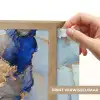 Marmer - Blauw - Goud Light Box met batterij (Wandlamp) middel -USP_websiteprintNL