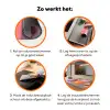 Portret - Vrouw - Abstract - Bloemen Inductie beschermer vinyl 3mm klein -zzzzzzz-td-werking