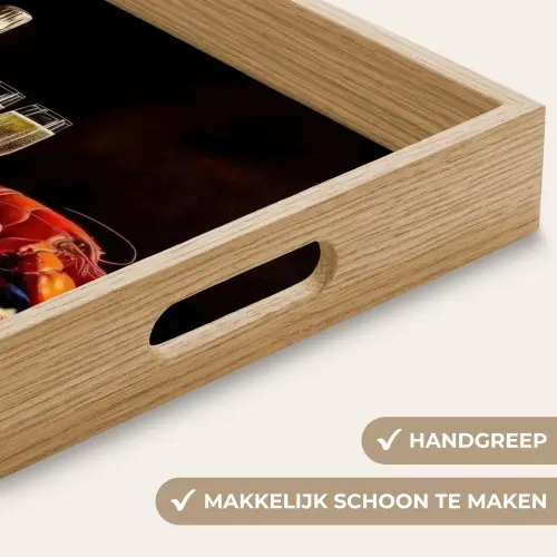 Champagne - Luxe - Oesters Dienblad Rechthoek middel -USP_HandgreepNL