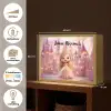 Prinses - Roze - Kasteel Light Box met batterij (Wandlamp kind) middel -USP_websiteoverzichtNL