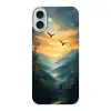 Vogels - Zon - Bomen - Groen Apple iPhone 16 Plus klein -3d