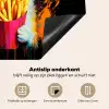 Kat - Eten - Patat - Graffiti - Abstract Inductie beschermer vinyl 3mm middel -sfeer4