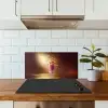 Framboos - Smoothie - Drinken - Roze keuken achterwand spatscherm klein -sfeer2