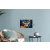 Graffiti - Hert - Dier - Kleurrijk Muursticker klein -plant