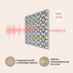 Klassiek - Geometrisch - Blauw PET vilt klein 837 -USP_DE