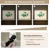 Schubben - Vis - Mint - Minimalistisch Light Box met batterij (Wandlamp) middel -USP_dimbaarNL