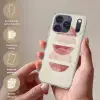 Minimalistisch - Cirkels - Roze Telefoonhoesje iPhone 17 Pro klein -sfeer3_NL