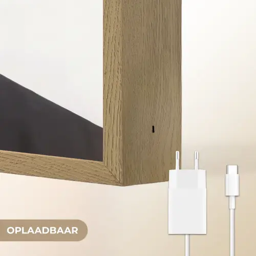 Koffie - Mok - Kan - Therapie Light Box met batterij (Wandlamp) middel -USP_websiteoplaadbaarNL