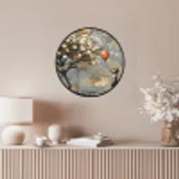 Boom - Graffiti - Banksy Style - Balloon Girl Fotolijst rond zonder passe partout klein -sfeer3