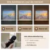 Water - Steiger - Vogels - Zonsondergang - Horizon Light Box met batterij (Wandlamp) middel -USP_lichtkleurNL