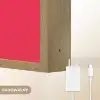 Rood - Voetbal - Abstract - Verfspatten Light Box met batterij (Wandlamp kind) middel -USP_websiteoplaadbaarNL