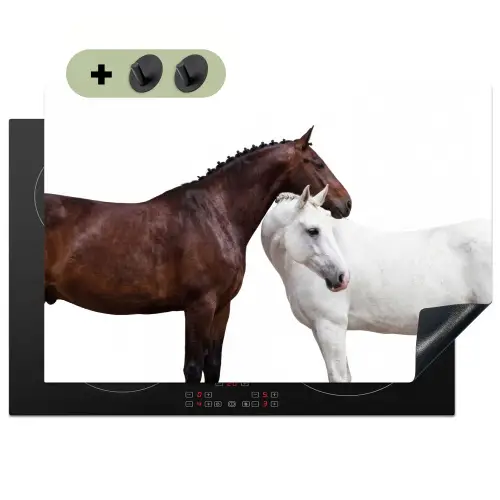 Paard - Modern - Balans Inductie beschemer met haakjes klein -3d