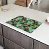 Monstera - Jungle - Bladeren Inductie beschermer vinyl 3mm klein -sfeer8
