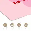 No rain no flowers - Bloem - Roze poster papier klein -closeup_NL