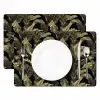 Botanisch - Bladeren - Groen Placemat vinyl groot 368 -zzsfeer2_Kitchenyeah-website
