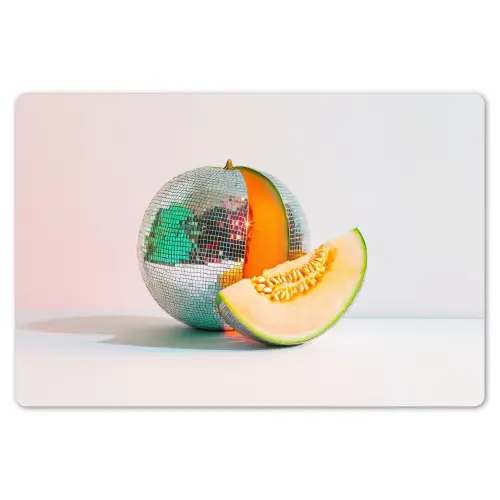 Disco - Discobal - Meloen - Pastel Placemat vinyl groot -zzsfeer1_Kitchenyeah-website