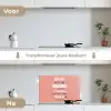 Spreuken - Mama - Quotes - Mama jij hebt ons al keuken achterwand spatscherm klein -voor_na_NL