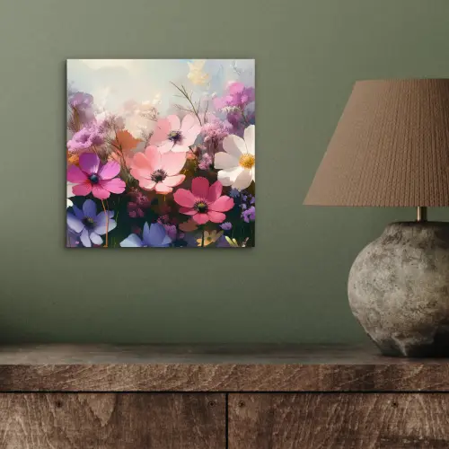 Bloemen - Kleurrijk - Bloei aluminium wit klein -sfeer2