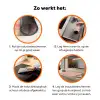 Abstract - Multi - Kleur - Verf Inductie beschermer vinyl 3mm klein 276 -zzzzzzz-td-werking