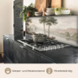 Bomen - Meer - Bergen - Illustratie keuken achterwand 2 middel -usp_DE