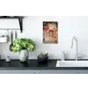 Doorkijk - Boog - Bloemen - Pastel Muursticker klein -keuken