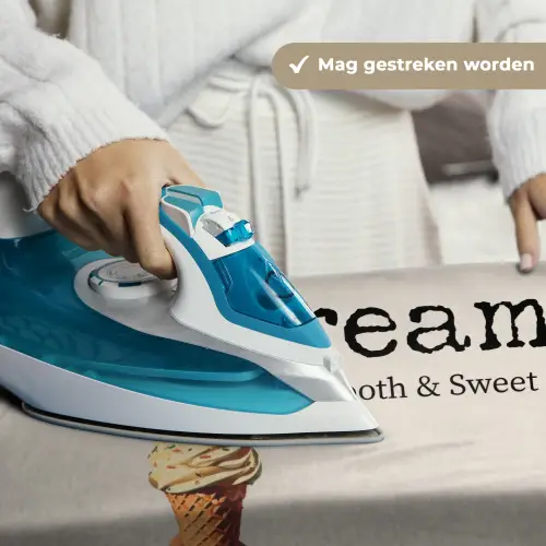 Ice cream - Softijs - Kleurrijk - Kers Wandkleed katoen klein -sfeer9