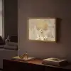 Goud - Portret - Vrouw Light Box met batterij (Wandlamp) middel -sfeer1