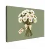 Lint - Boeket - Groen - Quote canvas 2cm klein -z3d