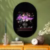 Neon - Vaas - Bloemen Wandcirkel Ovaal Glas middel -sfeer2
