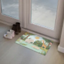 Jungle - Oase - Dieren - Kleurrijk Deurmat klein -sfeer3