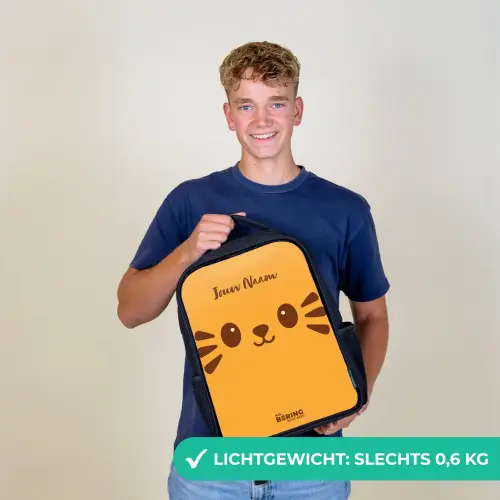 Kawai - Tijger - Oranje Rugzak - Zwart middel -sfeer7_NL