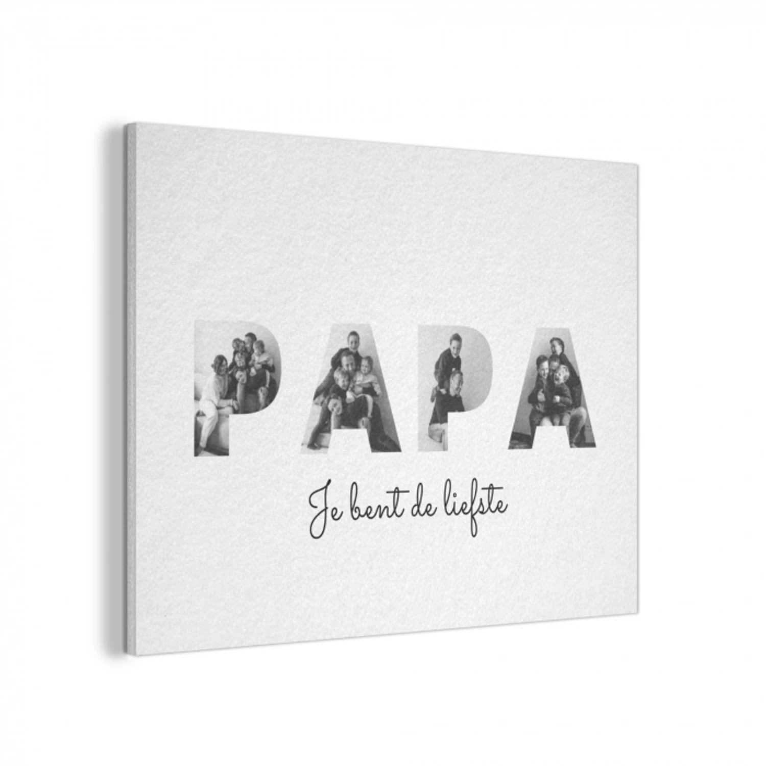 Papa - Lettercollage PET vilt klein -3d