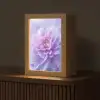 Paars - Dahlia - Dromerig Light Box met kabel (Tafellamp) klein -z3d_website