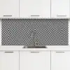 Design - Geometrie - Patroon keuken achterwand 2 middel 871 -3d