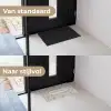 Welkom - Klassiek - Grijs Deurmat klein -voor-na_NL