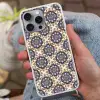 Floraal - Ornament - Blauw Hoesje iPhone 16 Pro Max met koord klein 804 -sfeer3