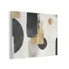 Goud - Rechthoeken - Cirkels - Abstract PET vilt klein -3d