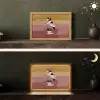 Vogels - Snavel - Abstract Light Box met kabel (Tafellamp) klein -sfeer3