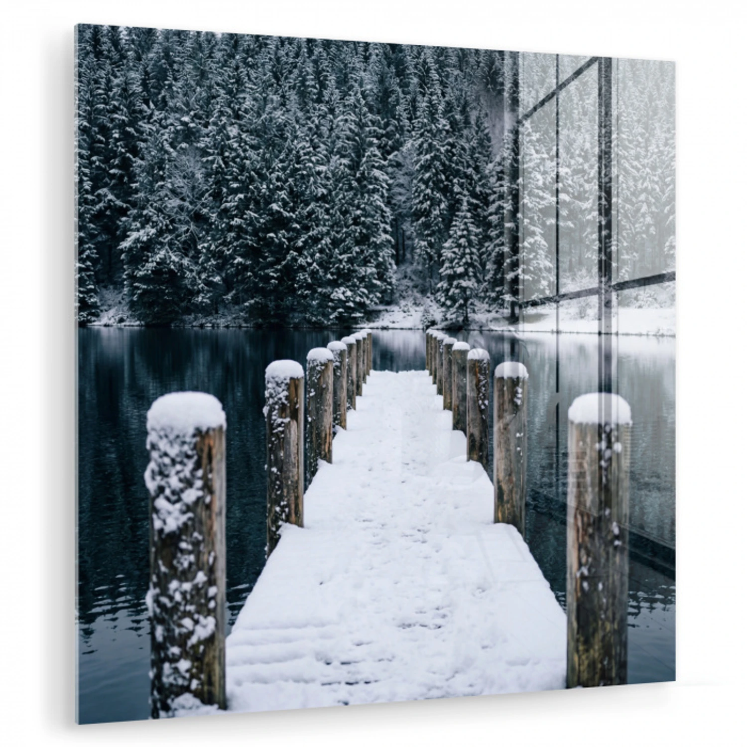 Steiger - Meer - Sneeuw - Bergen - Rustgevend plexiglas 5mm klein -zzzproduct_nieuw