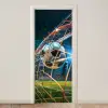 Voetbal - Goal - Sport - Jongens deurposter klein -3d_beige